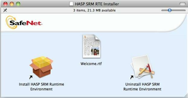 aladdin hasp srm runtime environment installer
