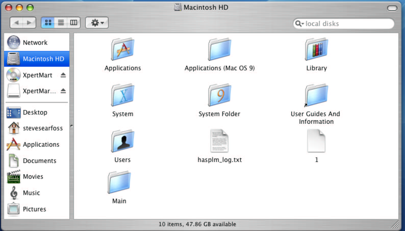 mac new hard drive install os